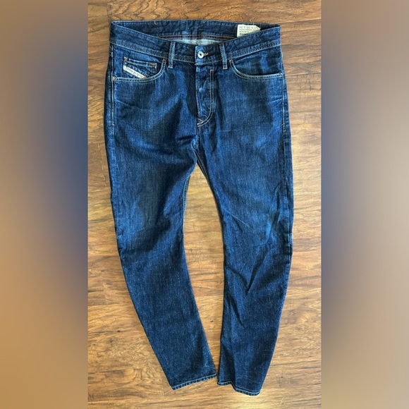 Diesel ROMBEE-XT Regular Slim-Carrot Wash Jeans 0807R Button Fly Size 30x34 - Picture 1 of 15